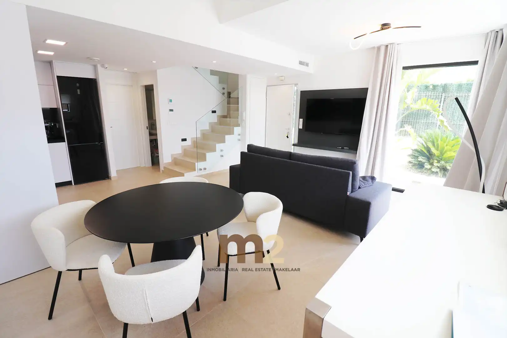 Sala de estar de Casa o chalet en venta en Guardamar del Segura con Aire acondicionado, Calefacción y Jardín privado