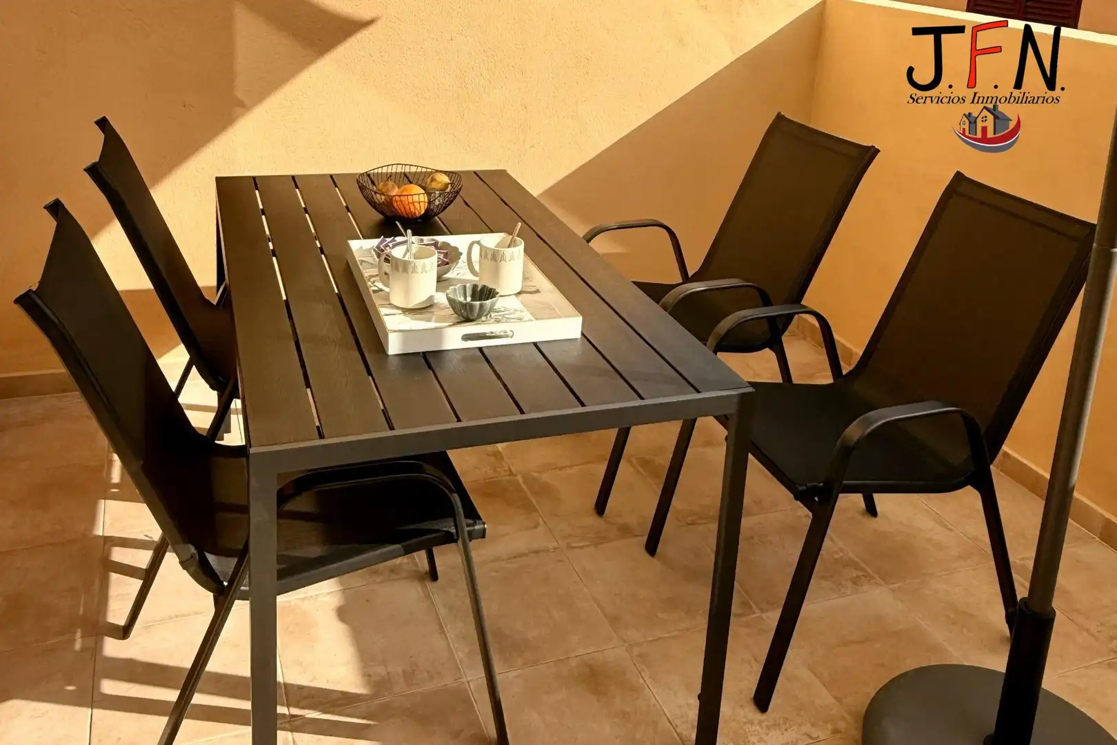 Terrace of Ground floor for rent in Antigua  with Furnished, Alarm and Community pool