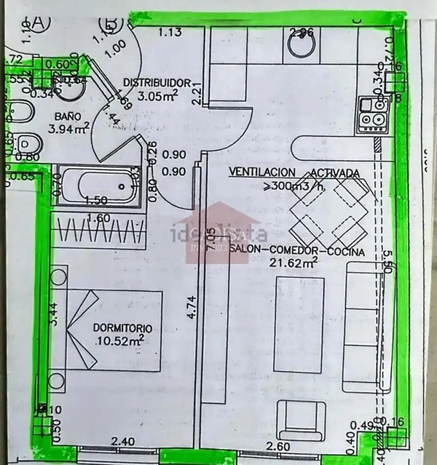 Apartamento en venta en Salamanca con Calefacción, Amueblado y Balcón