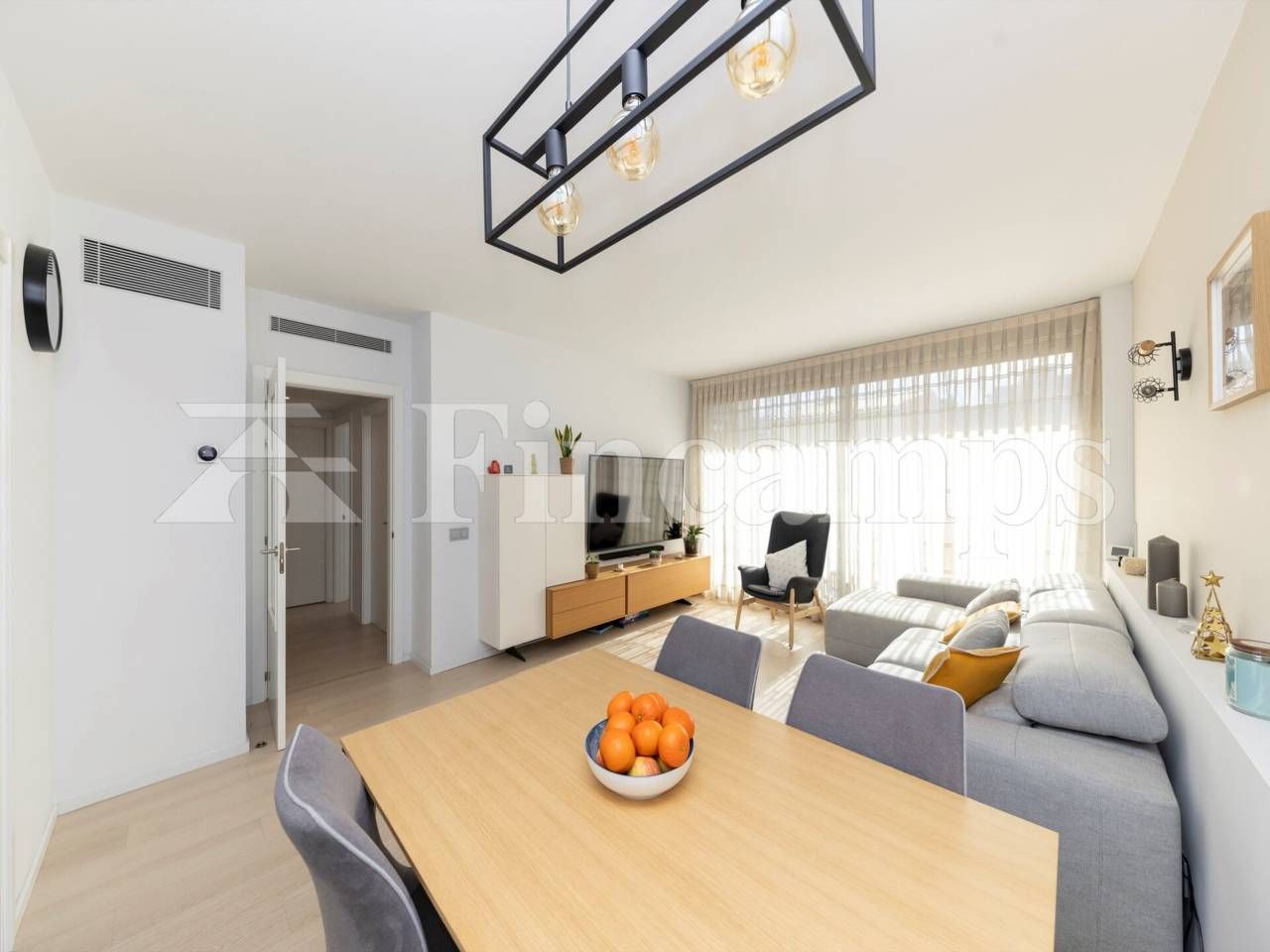 Sala d'estar de Pis en venda en Sabadell amb Aire condicionat, Calefacció i Parquet