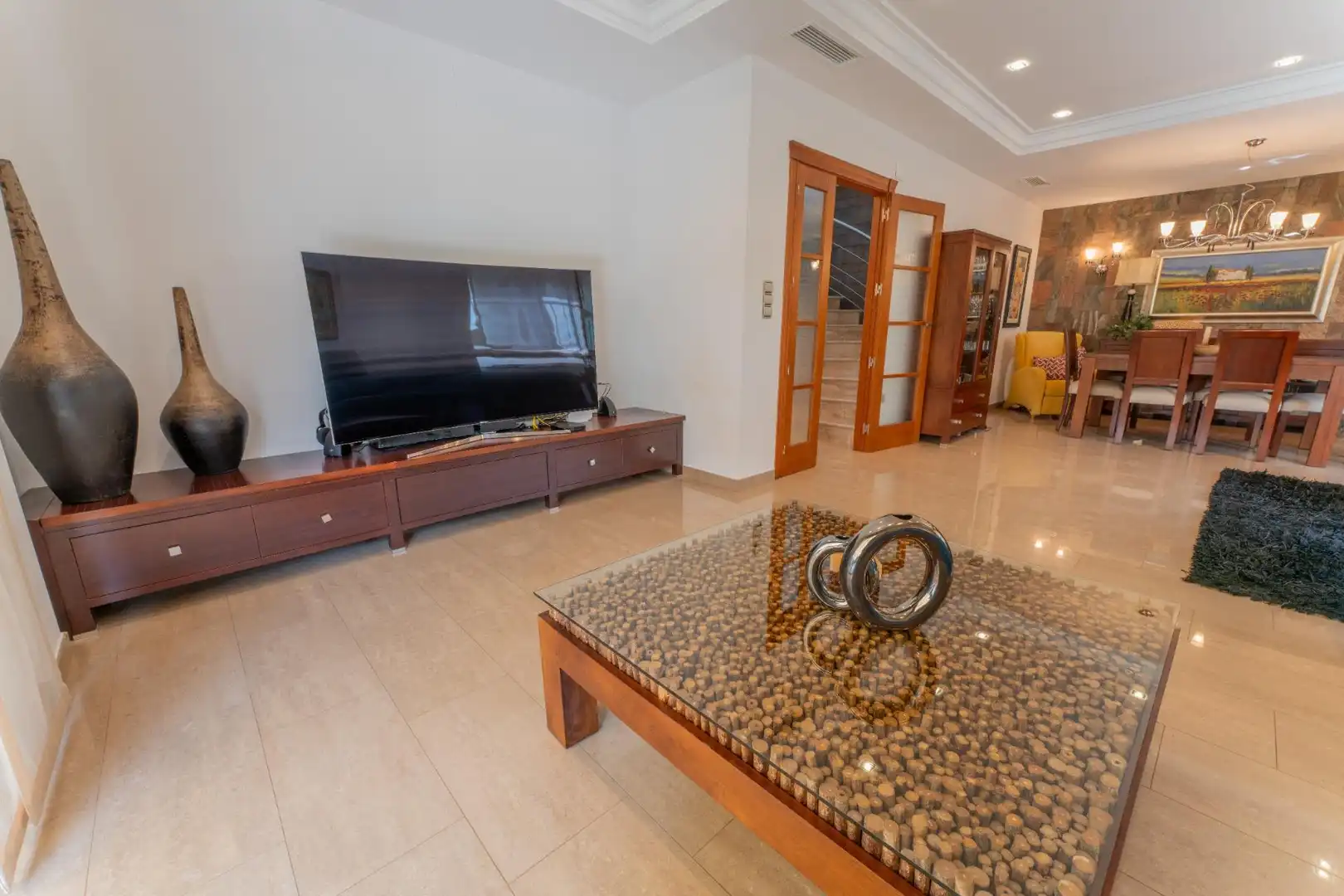 Living room of Houses for sale in Elche / Elx  with Air Conditioner, Heating and Private garden