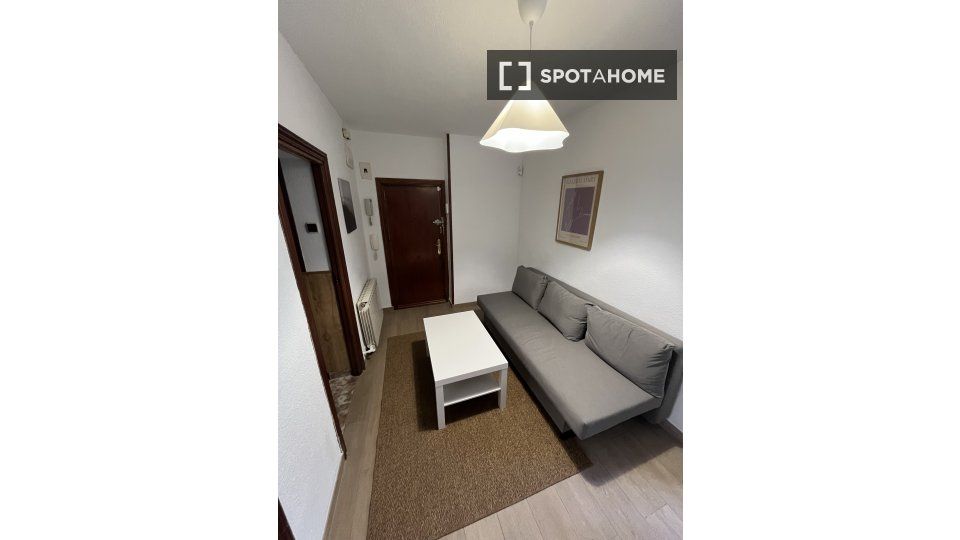 Bedroom of Flat to rent in  Madrid Capital  with Air Conditioner, Heating and Furnished