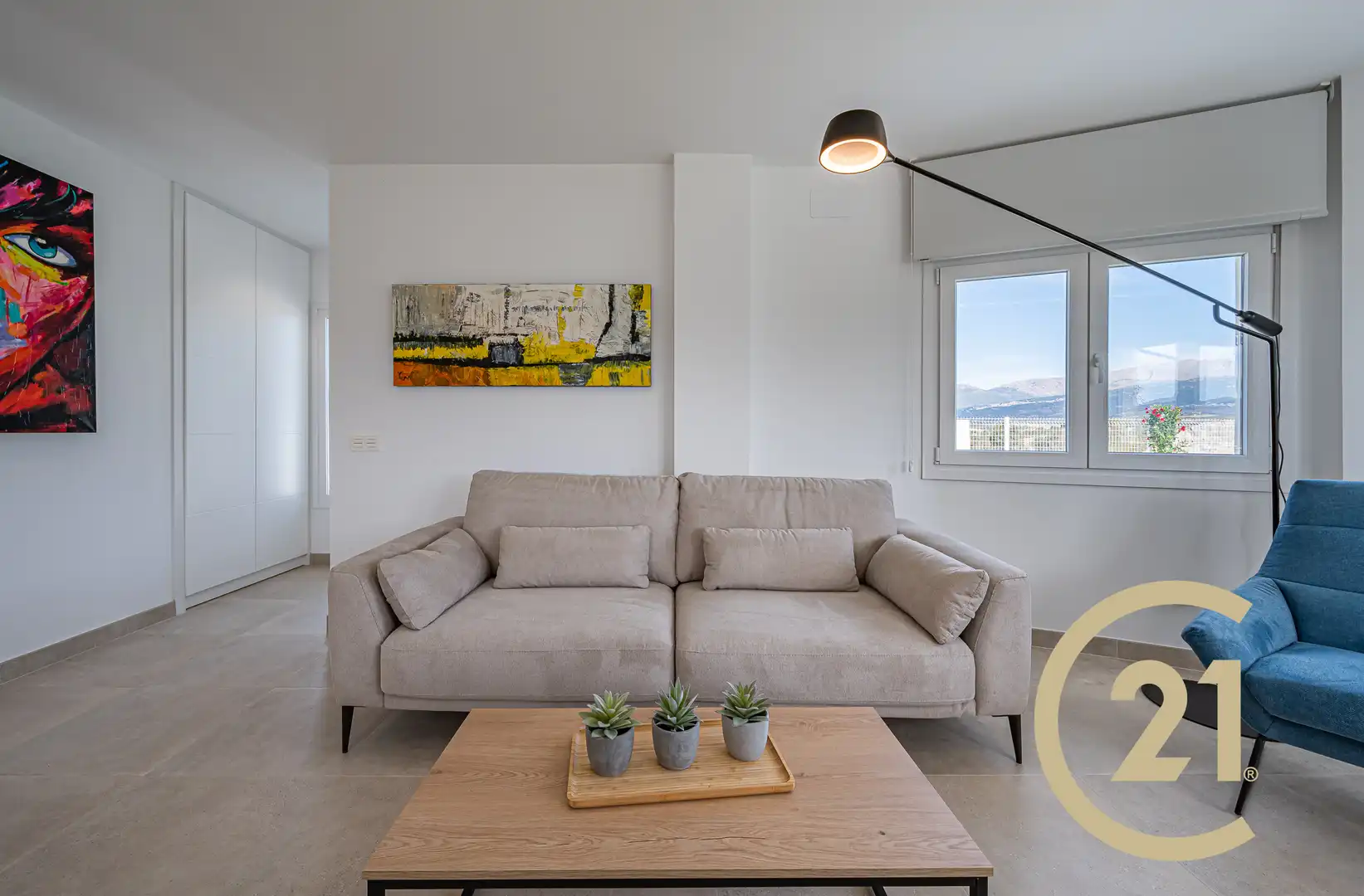 Living room of Houses for sale in Viñuela  with Heating, Private garden and Terrace