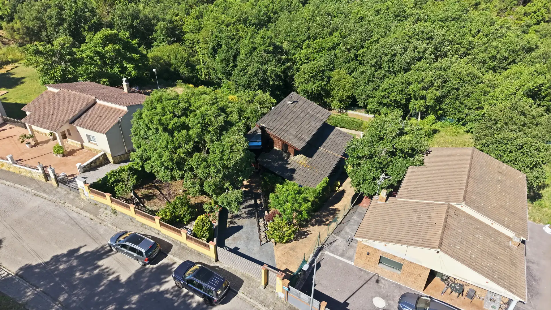 Außenansicht von Haus oder Chalet zum Verkauf in Vidreres mit Klimaanlage, Heizung und Privatgarten