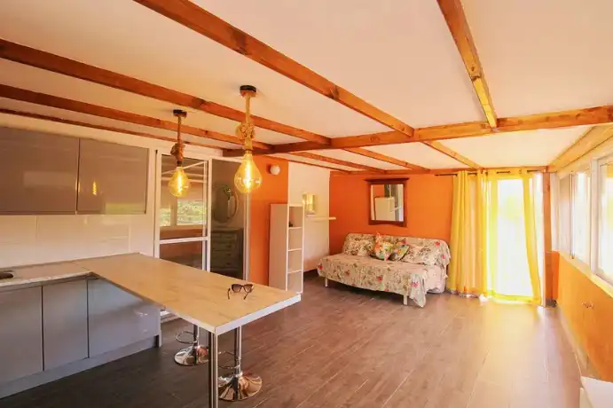 Sala de estar de Finca rústica de alquiler en Alhaurín de la Torre con Aire acondicionado, Calefacción y Terraza