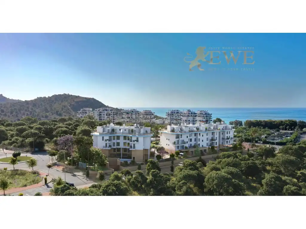 Exterior view of Apartments for sale in Villajoyosa / La Vila Joiosa  with Air Conditioner, Private garden and Swimming Pool