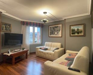 Living room of Flat for sale in Gijón   with Heating, Terrace and Storage room
