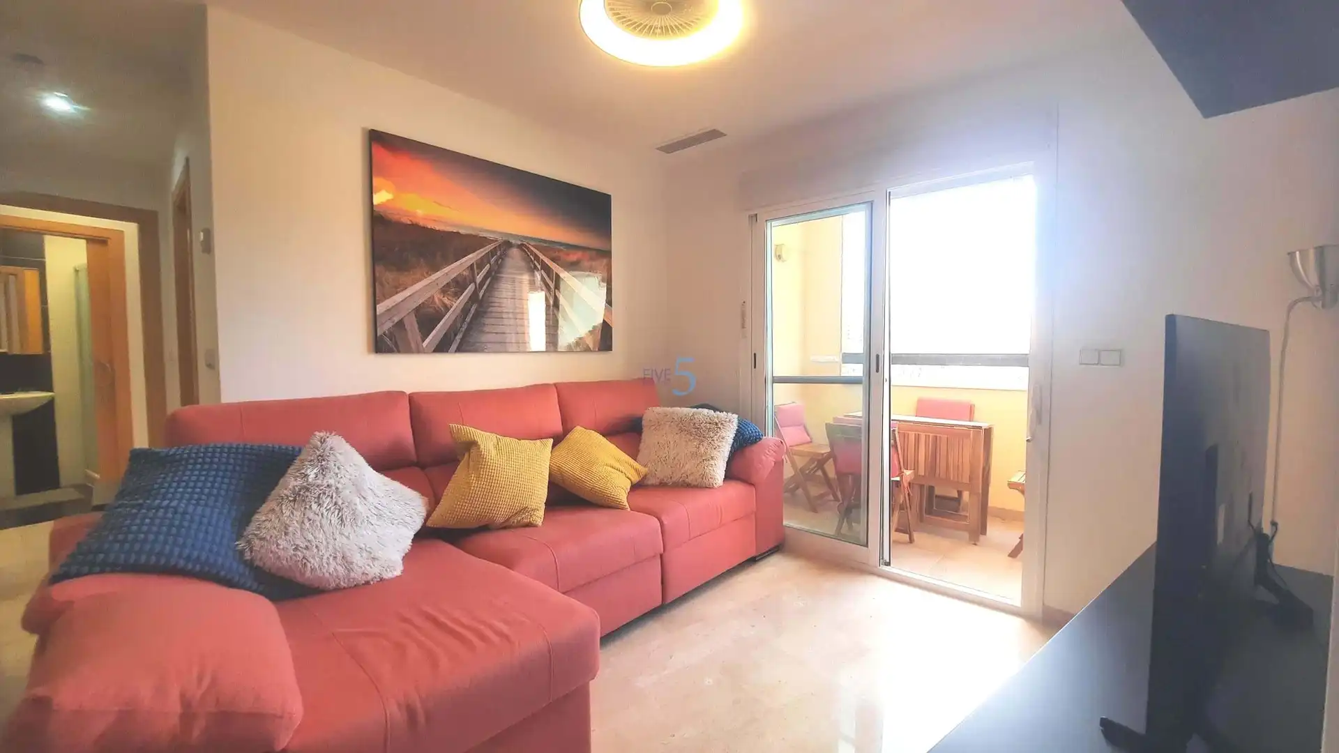 Living room of Flat for sale in Murcia  with Air Conditioner, Heating and Terrace