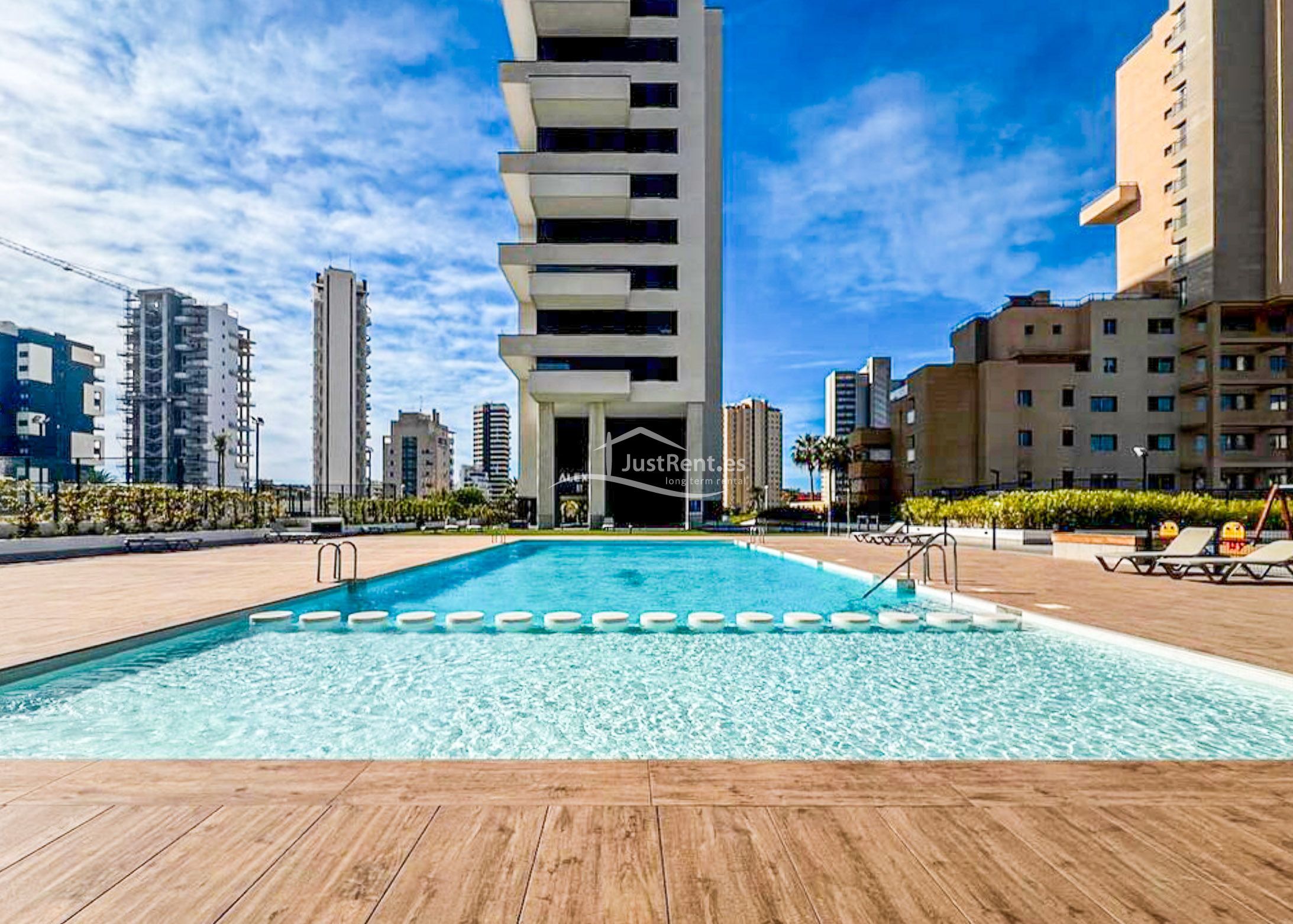 Piscina de Pis de lloguer en Calpe / Calp amb Aire condicionat, Balcó i Piscina comunitària