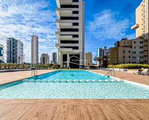 Swimming pool of Flat to rent in Calpe / Calp  with Air Conditioner, Balcony and Community pool