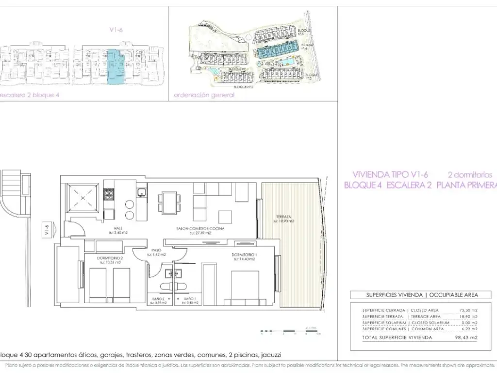 Apartments for sale in Orihuela  with Air Conditioner and Swimming Pool