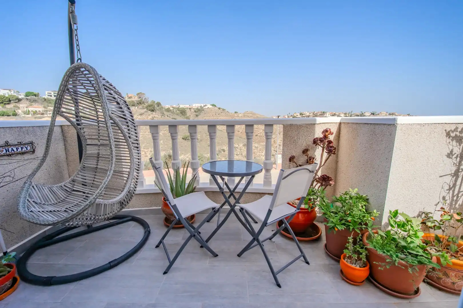 Balcony of Houses for sale in Rojales  with Air Conditioner, Terrace and Swimming Pool