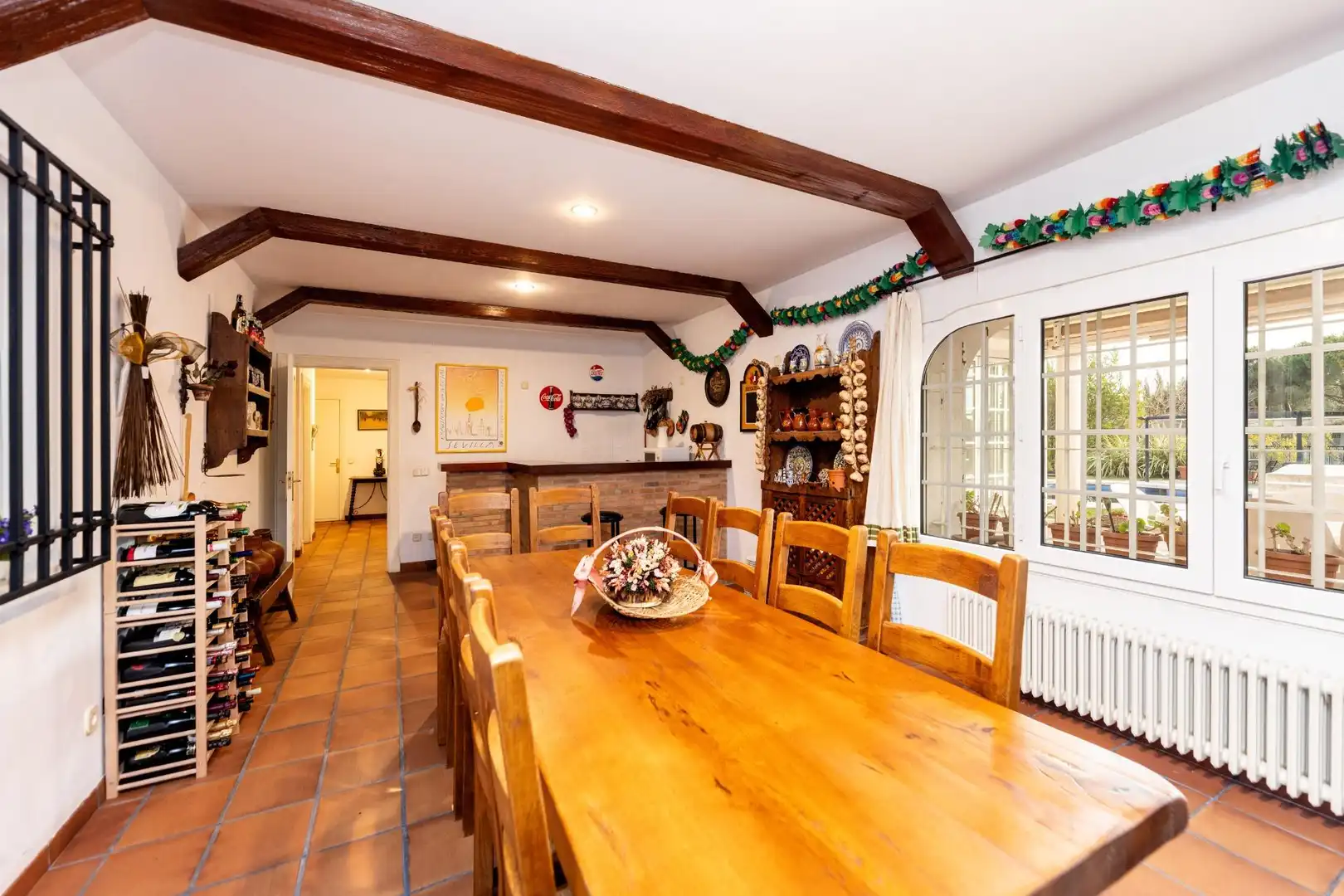 Dining room of Houses for sale in Torrelodones  with Heating, Private garden and Terrace