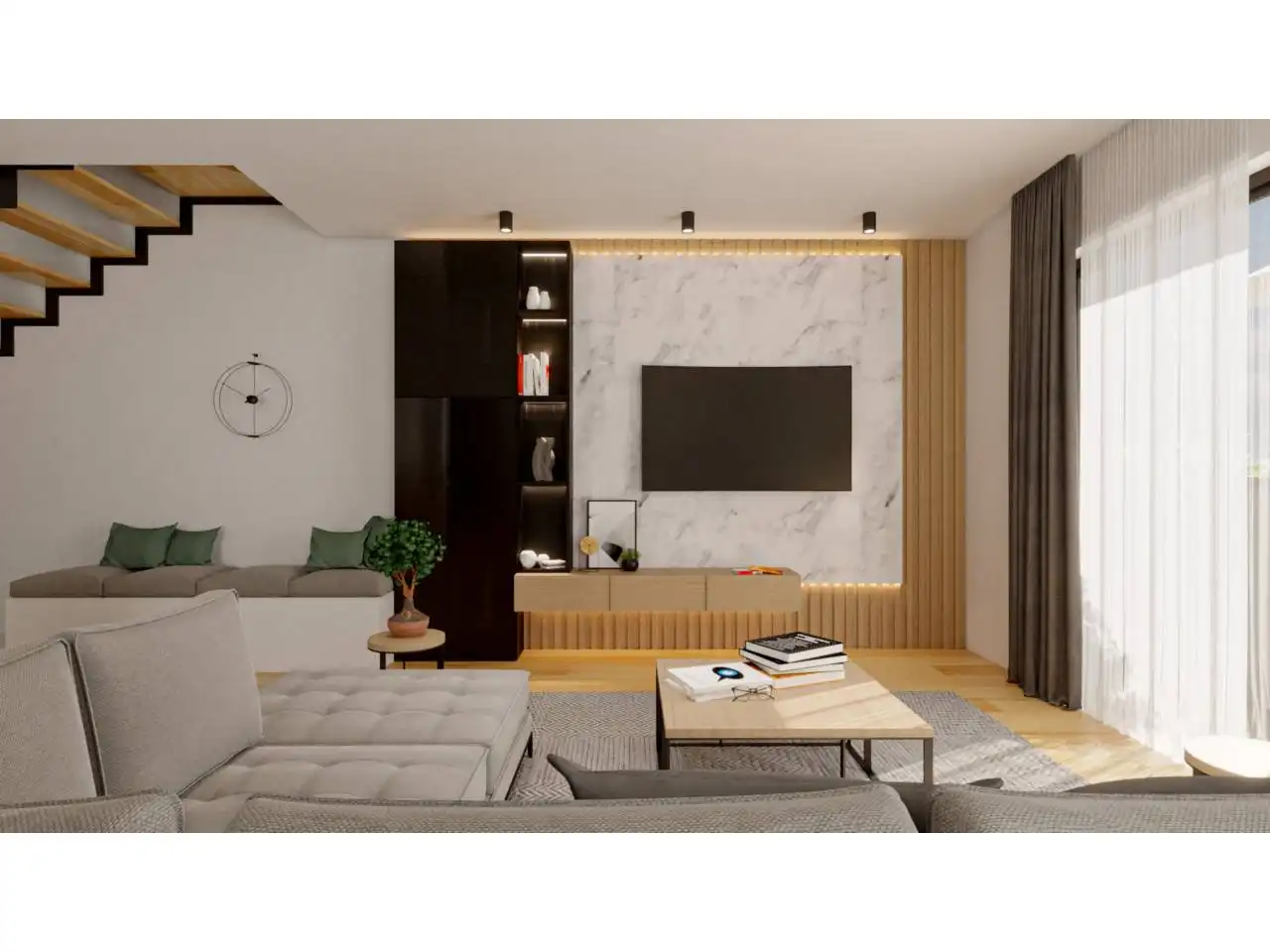 Sala de estar de Casa o chalet en venta en Terrassa con Aire acondicionado, Calefacción y Jardín privado