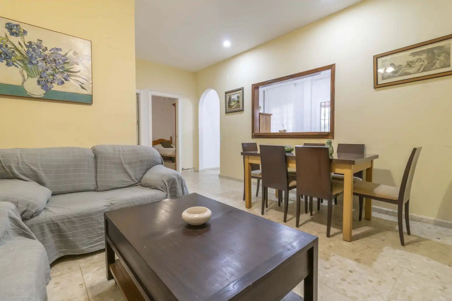 Living room of Houses for sale in Carmona  with Air Conditioner, Private garden and Swimming Pool