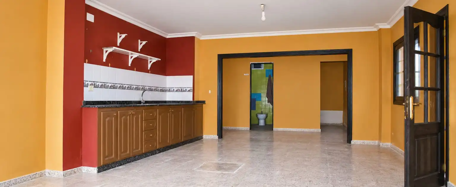 Cuina de Casa adosada en venda en Teror amb Jardí privat i Internet