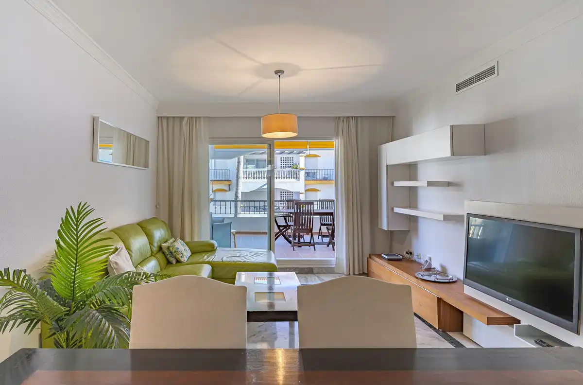 Living room of Apartments for rent in Marbella  with Air Conditioner, Furnished and Pets allowed