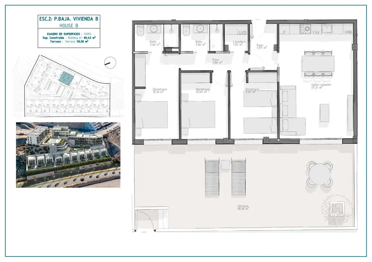 Apartament amb terrassa en venda a El Hornillo, imagen 36