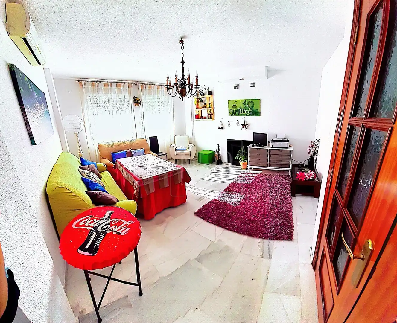 Sala de estar de Casa o chalet en venta en Cúllar Vega con Aire acondicionado, Calefacción y Jardín privado