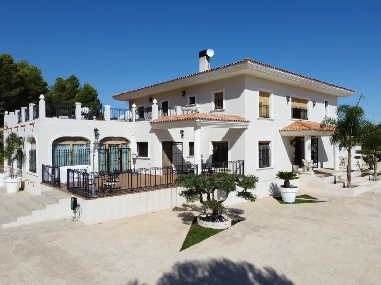 Vista exterior de Casa o chalet en venta en Benimantell con Aire acondicionado, Jardín privado y Terraza