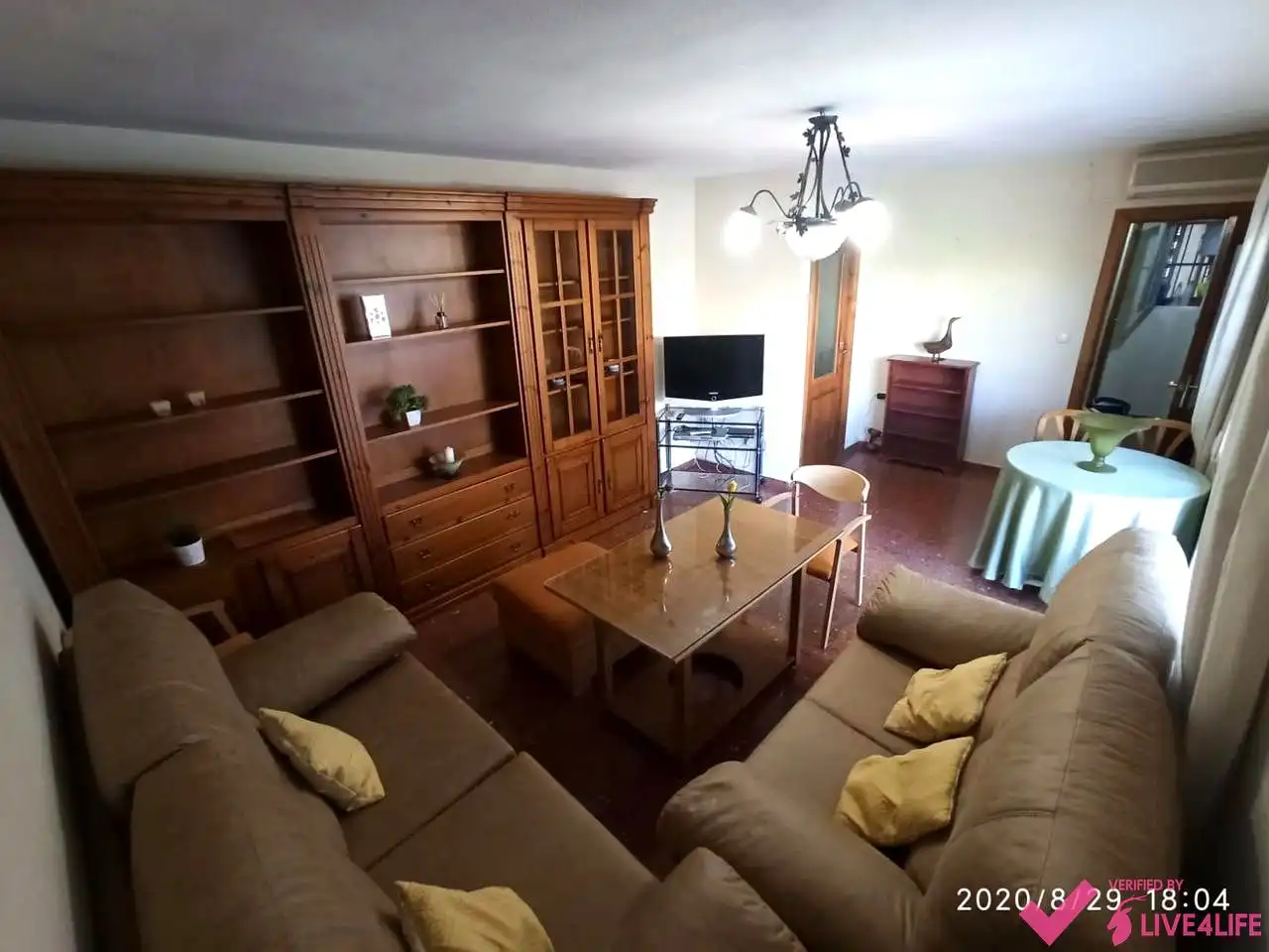 Sala de estar de Piso de alquiler en Granada con Aire acondicionado, Calefacción y Terraza