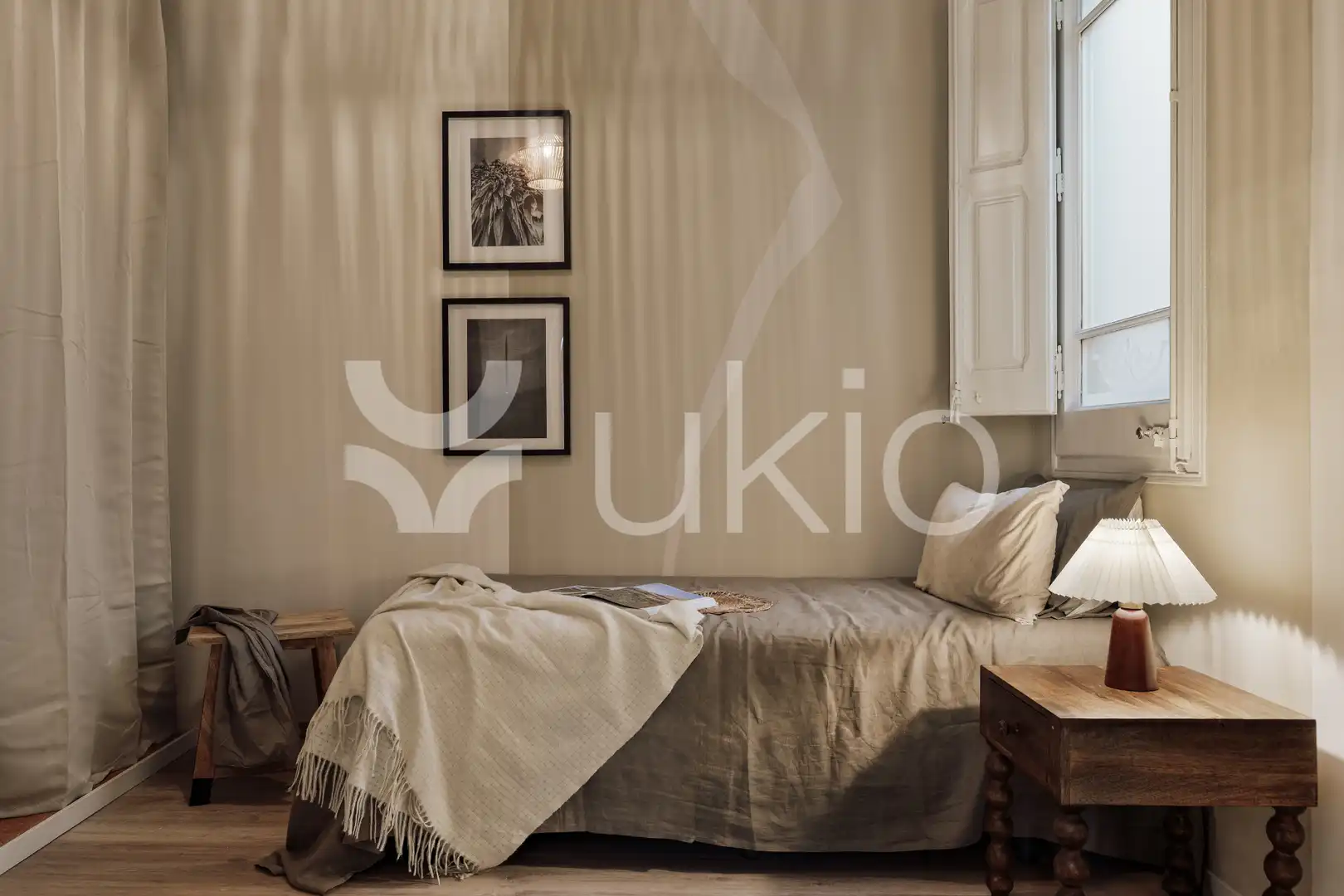 Bedroom of Apartments for rent in Barcelona  with Air Conditioner, Heating and Furnished