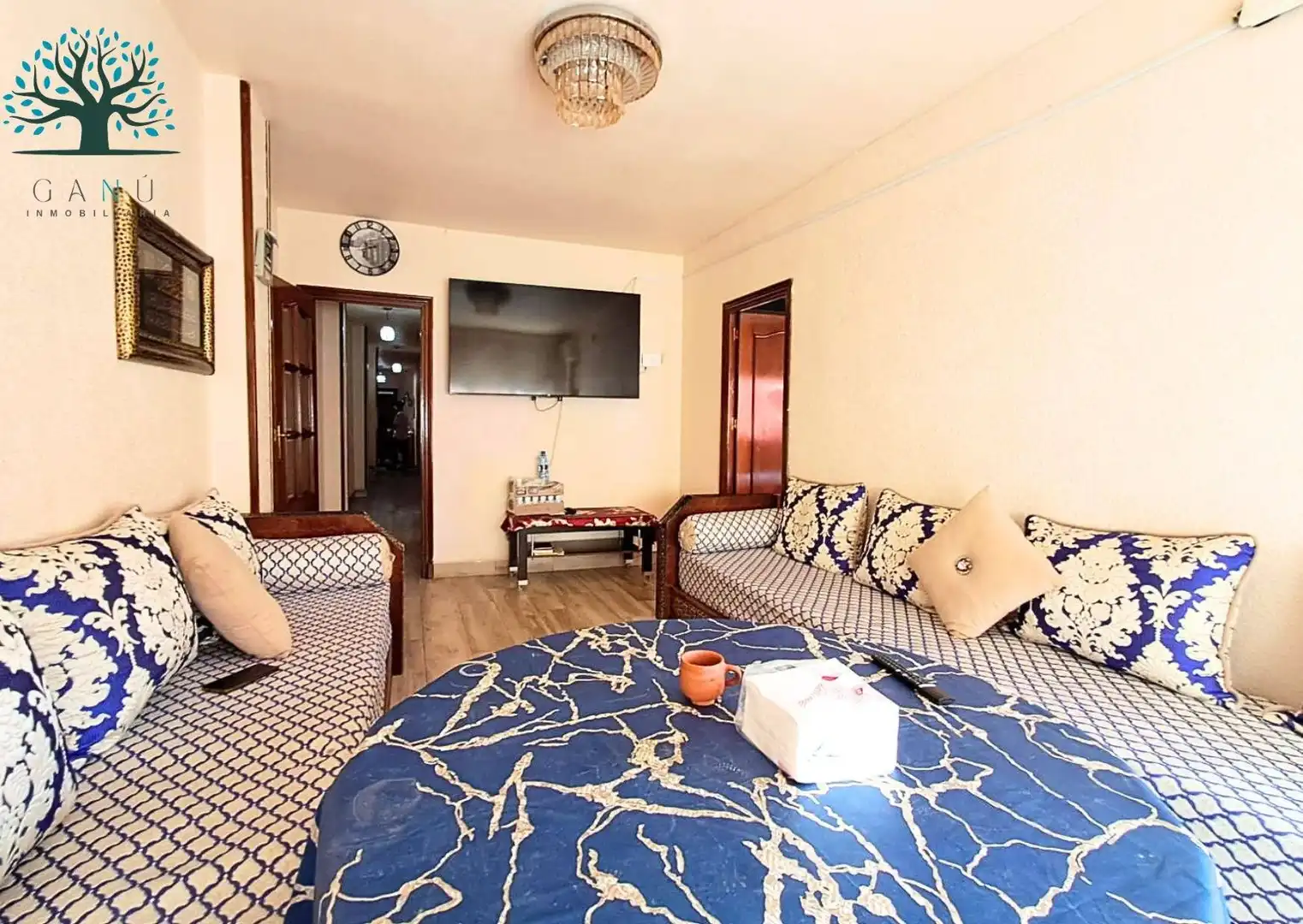 Sala de estar de Piso en venta en Mazarrón con Aire acondicionado, Terraza y Trastero