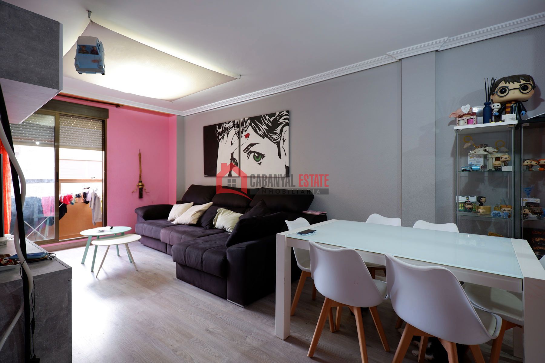 Sala d'estar de Apartament en venda en  Valencia Capital amb Aire condicionat, Calefacció i Balcó