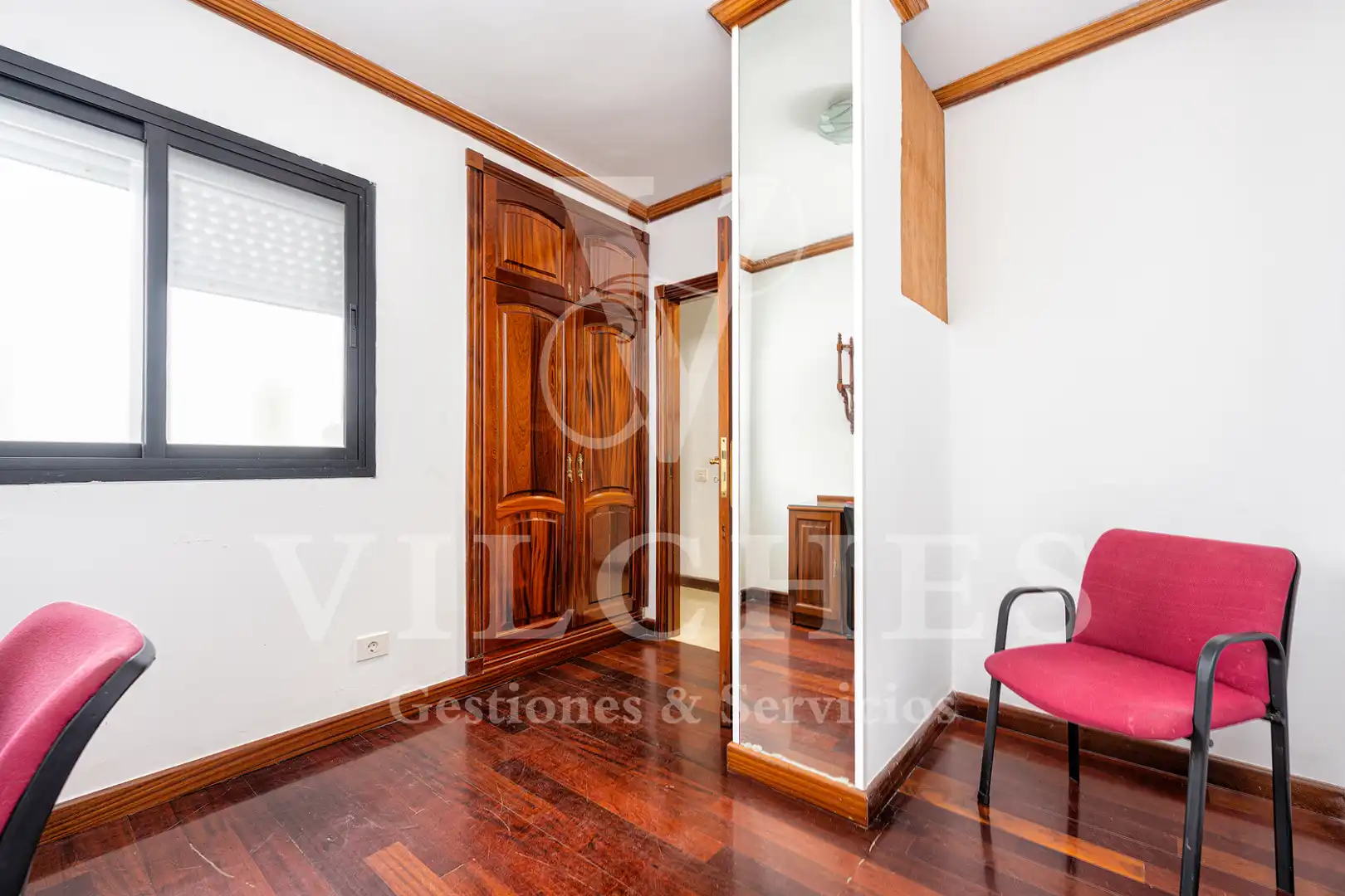 Schlafzimmer von Wohnung zur Miete in Arucas mit Parkett, Möbliert und Waschmaschine