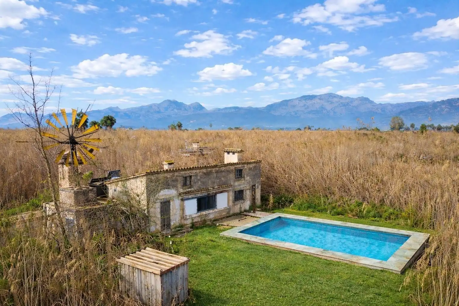 Jardí de Finca rústica en venda en Sa Pobla amb Piscina