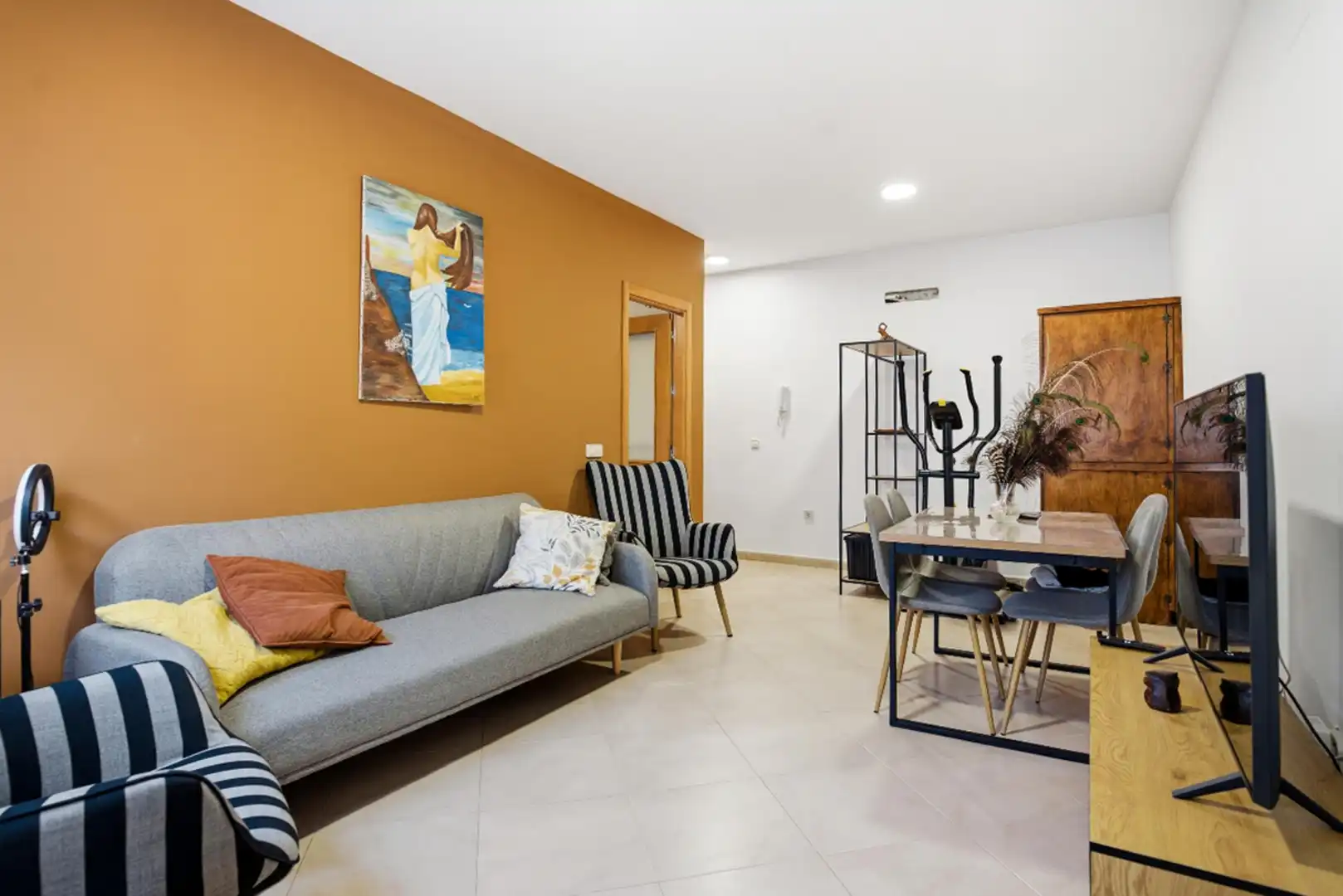 Sala de estar de Apartamento en venta en Chiclana de la Frontera