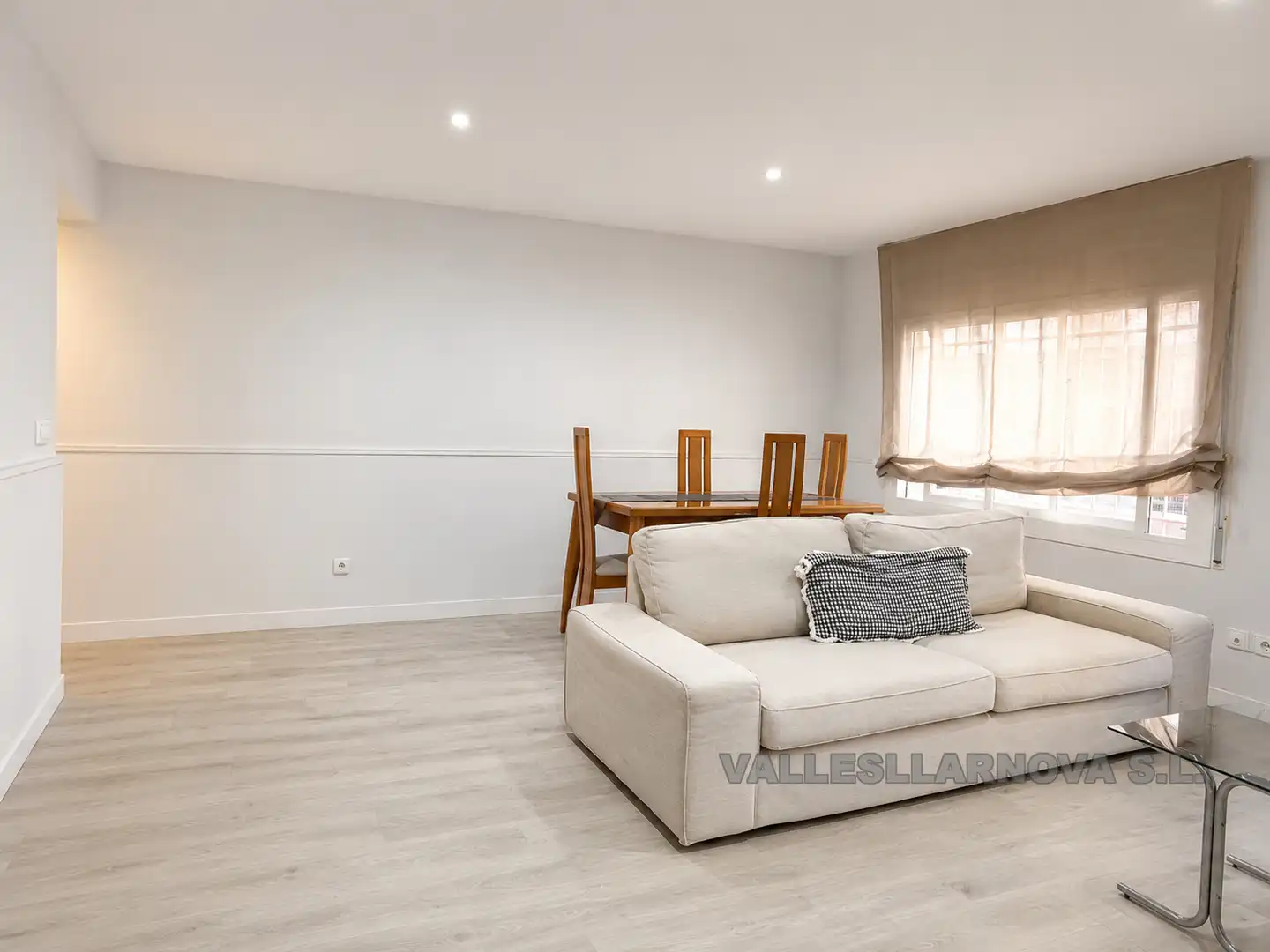 Sala d'estar de Pis en venda en Mollet del Vallès amb Aire condicionat i Parquet