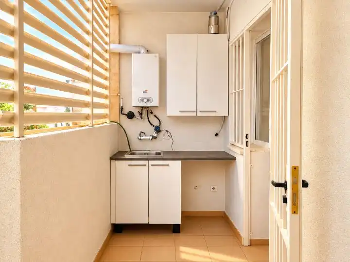Balcony of Flat for sale in Benalmádena  with Air Conditioner, Terrace and Swimming Pool