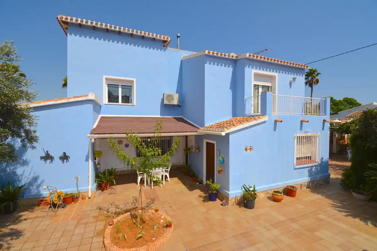 Jardín de Casa o chalet en venta en Dénia con Aire acondicionado, Calefacción y Jardín privado