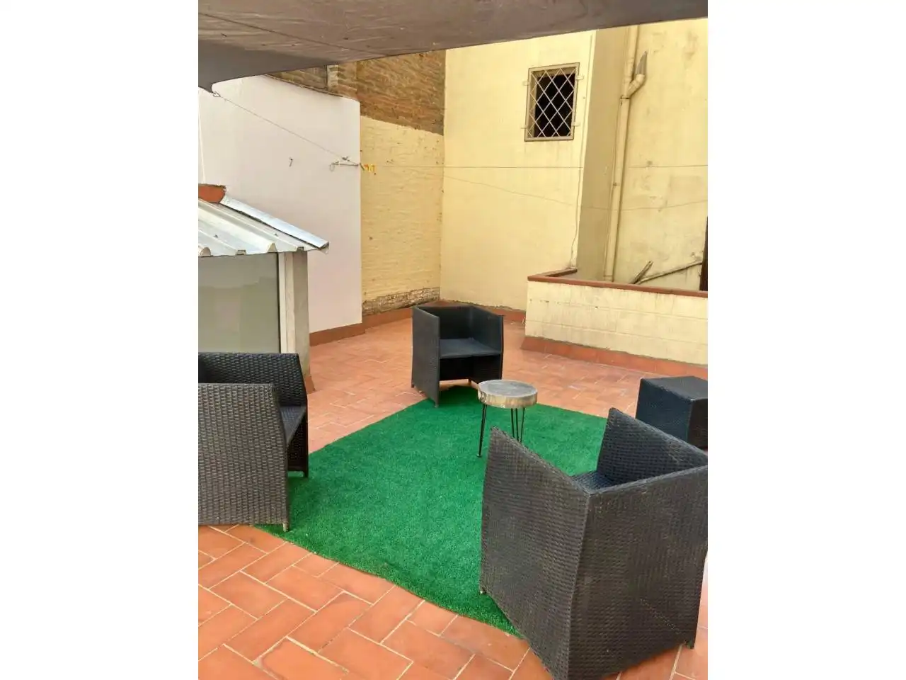 Terrace of Flat for rent in Barcelona  with Air Conditioner, Heating and Private garden
