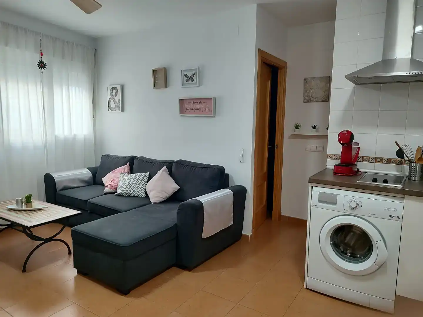 Sala de estar de Apartamento de alquiler en Conil de la Frontera