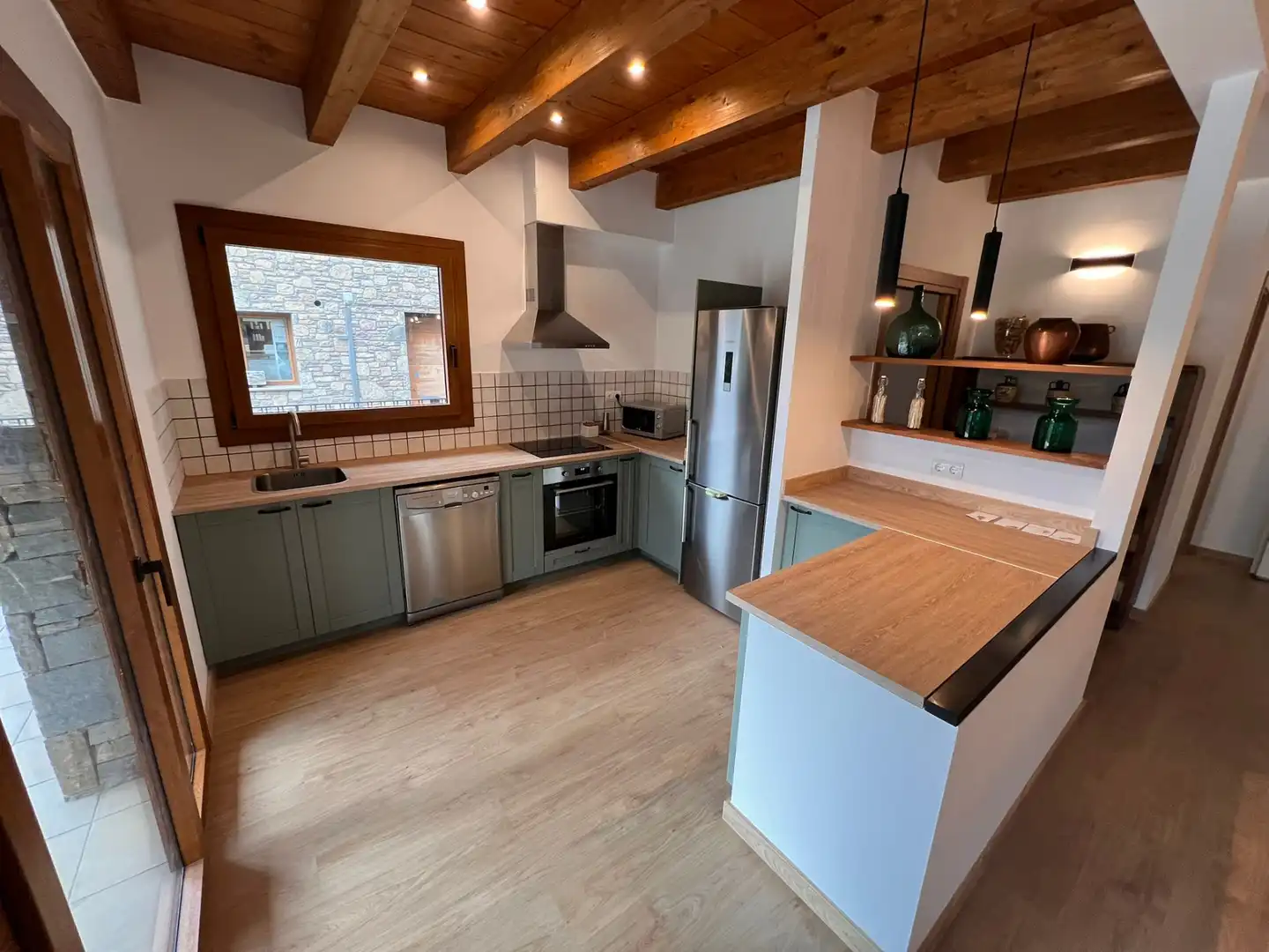 Cocina de Casa adosada en venta en Llanars con Calefacción, Jardín privado y Parquet