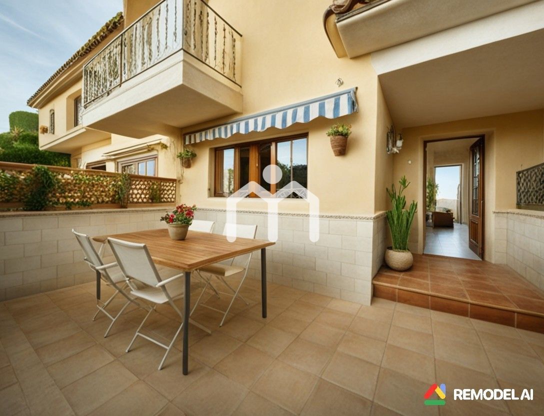 Terrace of Single-family semi-detached for sale in Premià de Dalt  with Air Conditioner, Heating and Parquet flooring