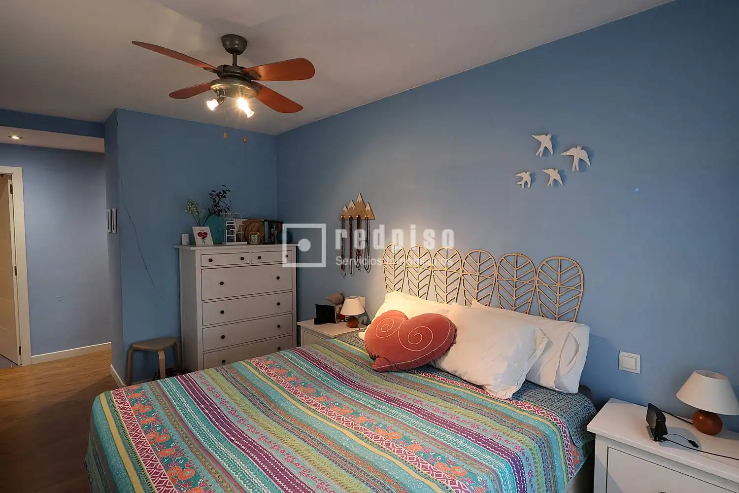Bedroom of Flat for sale in Madrid  with Air Conditioner, Heating and Private garden