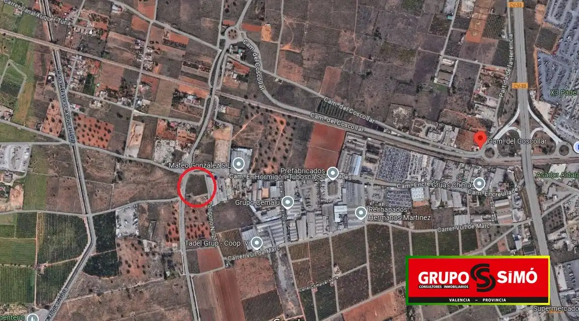 Terreno industrial en venta en Aldaia