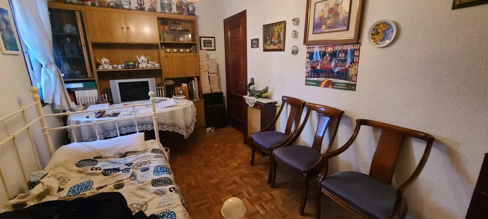 Sala de estar de Piso en venta en Madrid con Calefacción y Parquet