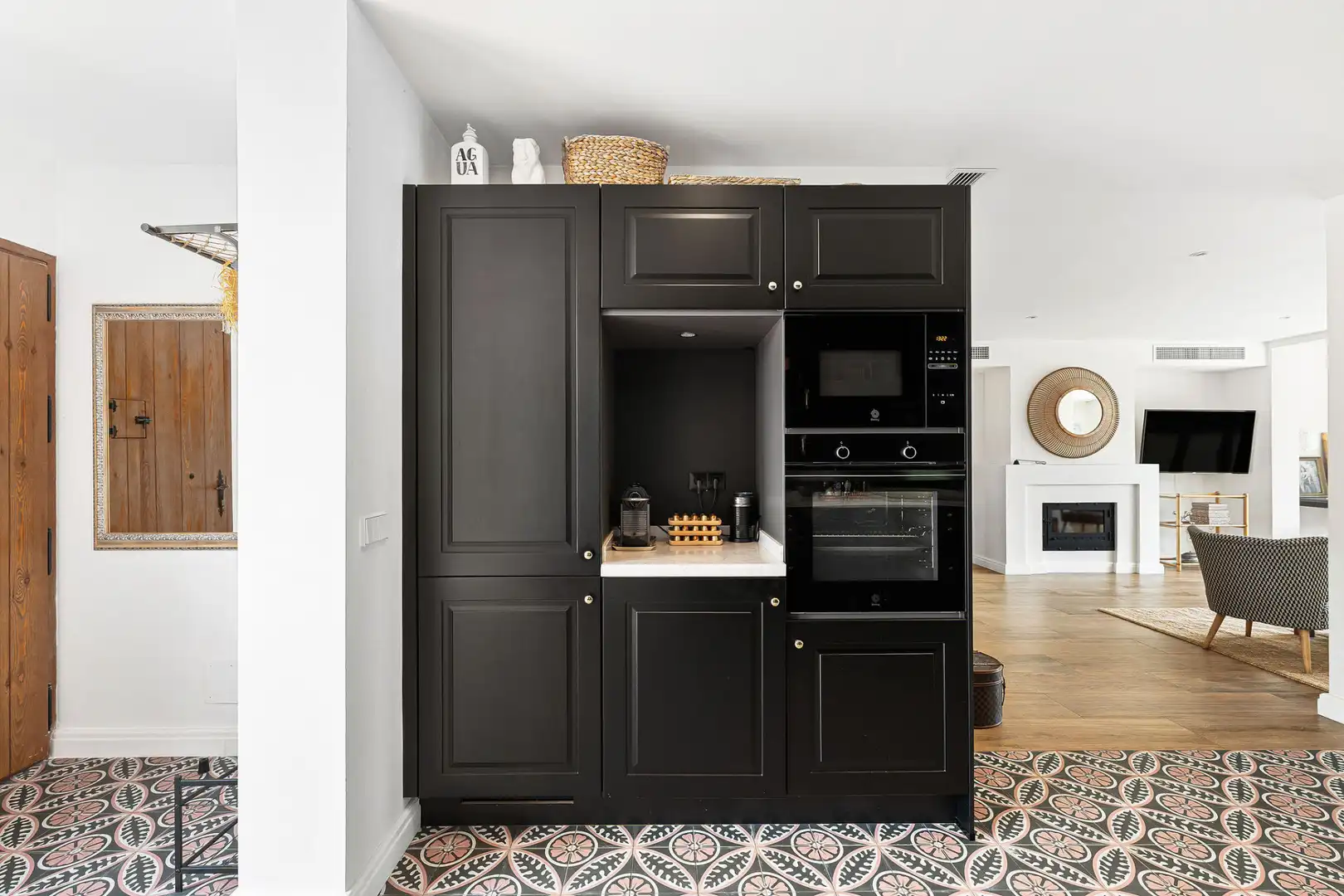 Cocina de Casa o chalet en venta en Estepona con Aire acondicionado, Jardín privado y Terraza