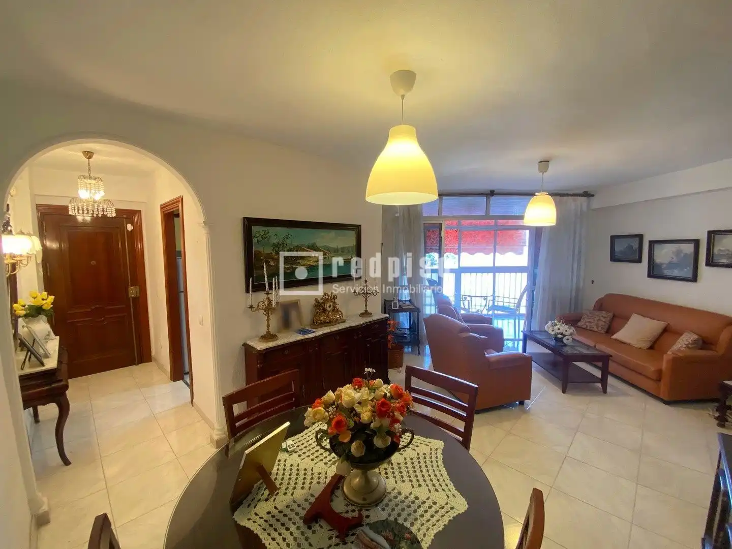 Living room of Flat for sale in Málaga  with Air Conditioner, Heating and Terrace