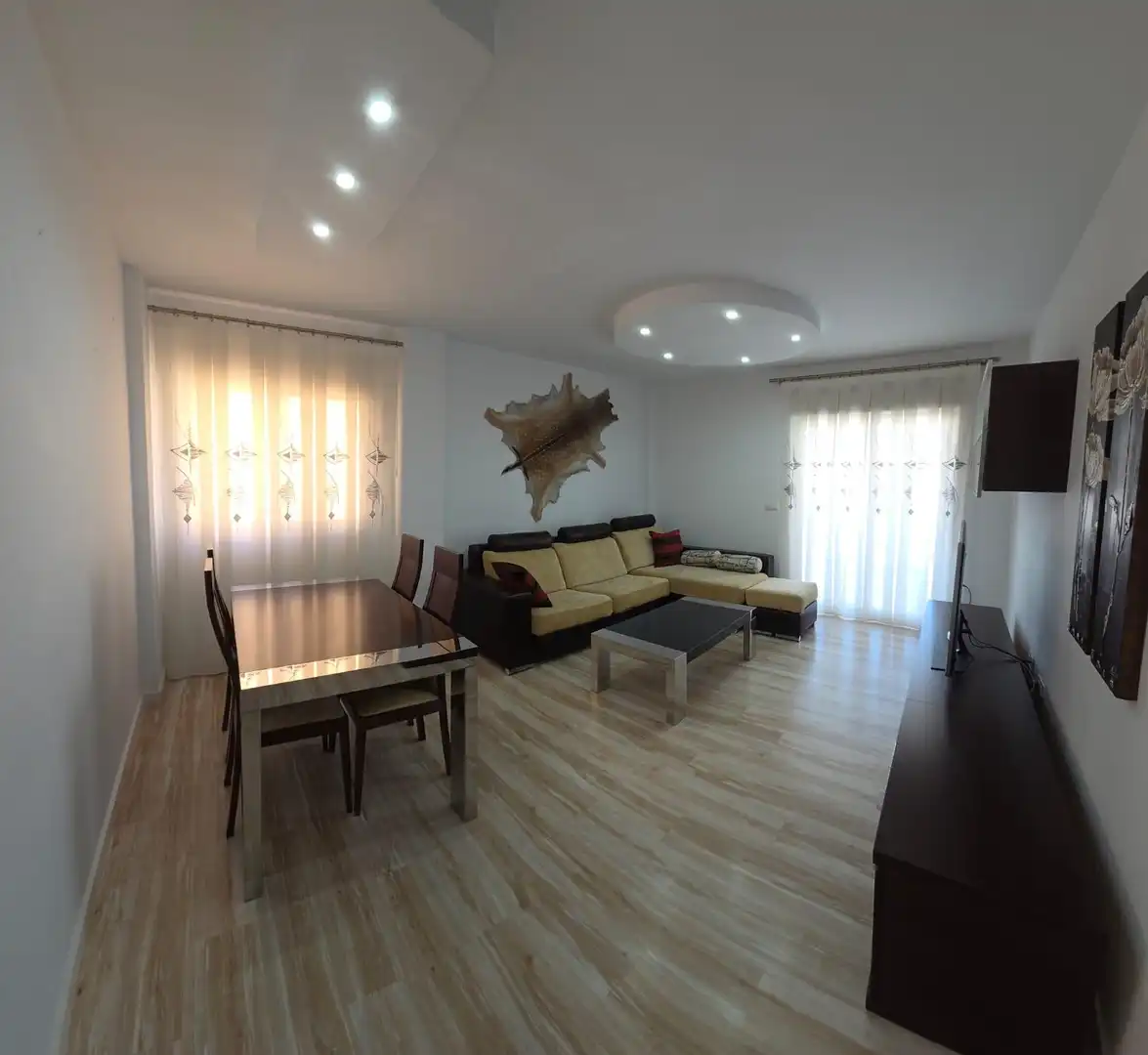 Sala de estar de Ático en venta en Mazarrón con Aire acondicionado, Calefacción y Parquet