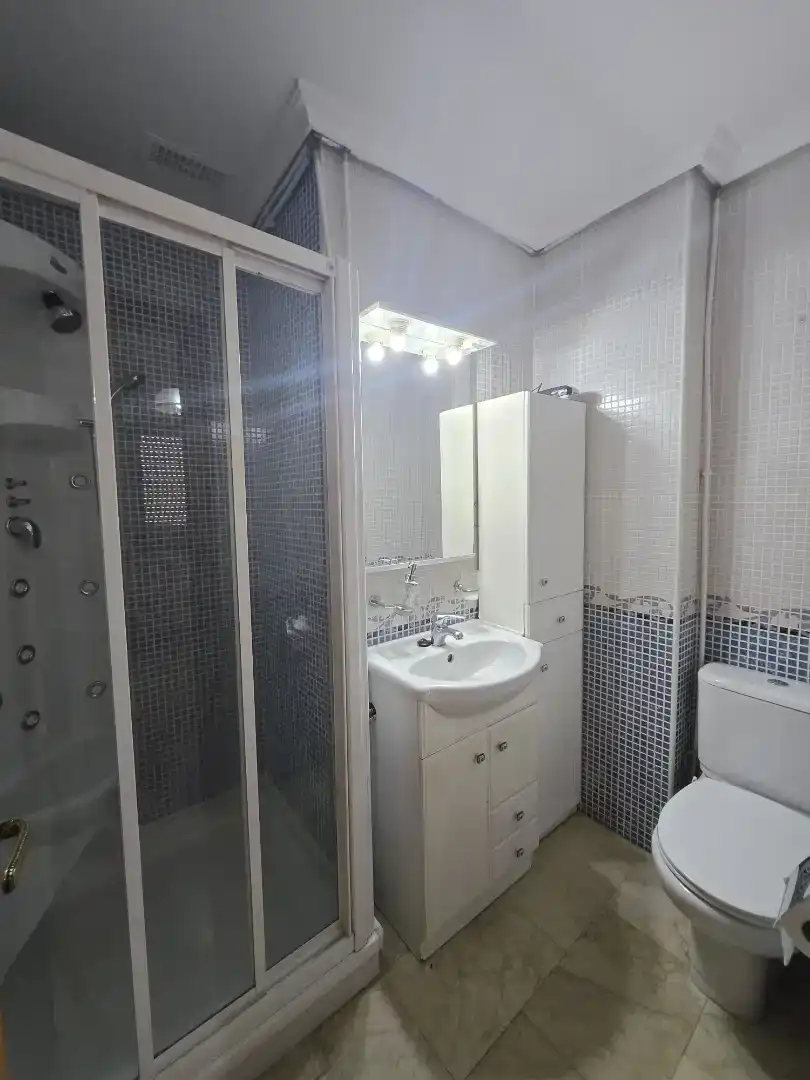 Bathroom of Flat for rent in Plasencia  with Storage room, Furnished and Oven