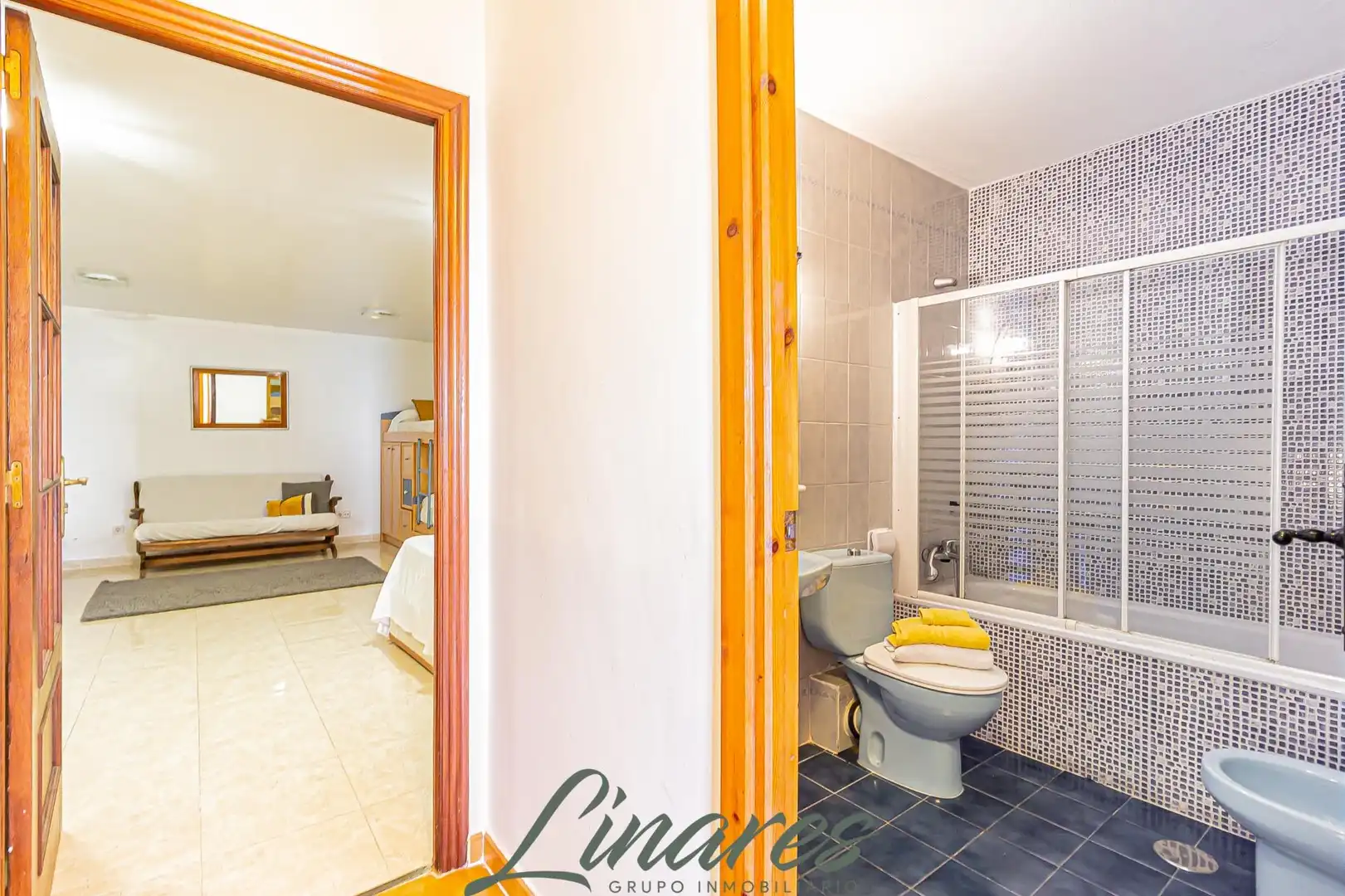 Baño de Casa o chalet en venta en La Manga del Mar Menor con Terraza, Amueblado y Piscina comunitaria