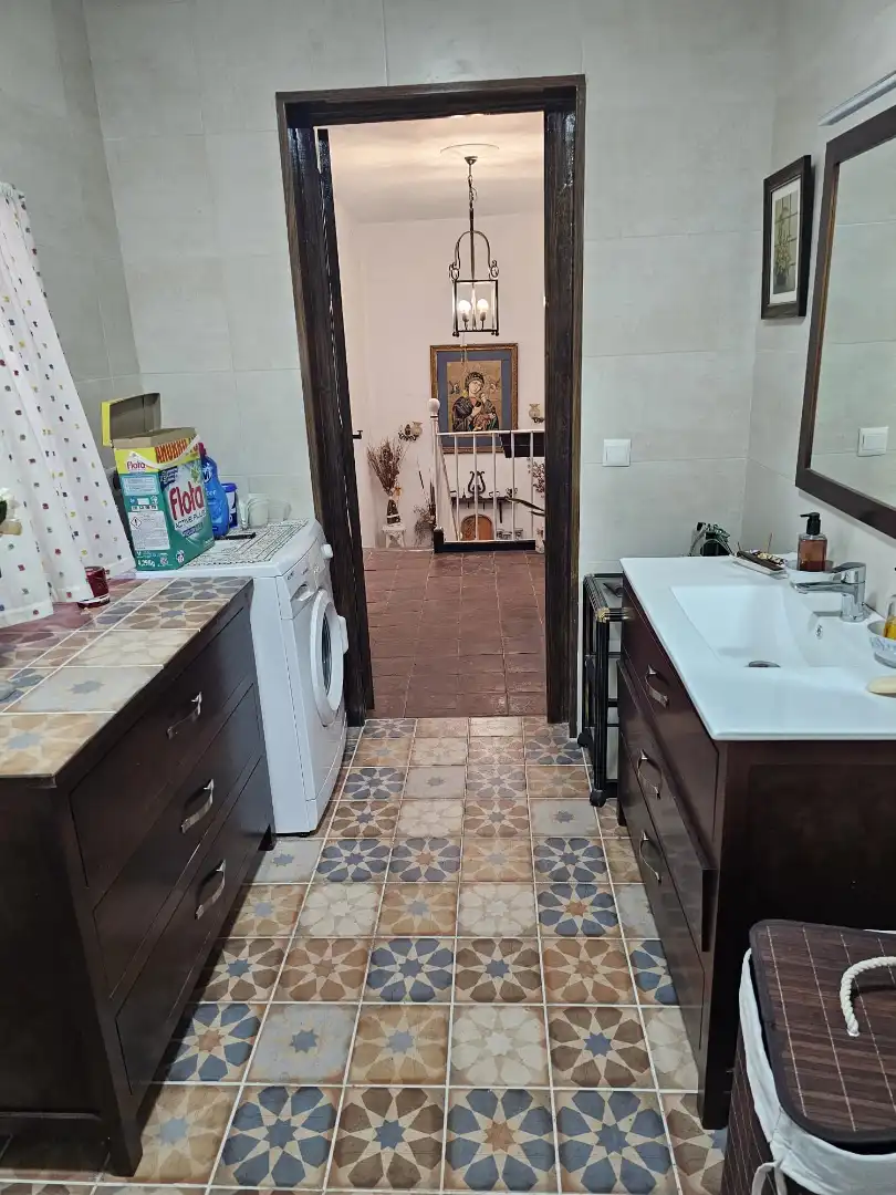 Cuina de Casa o xalet en venda en Benamocarra amb Terrassa i Moblat