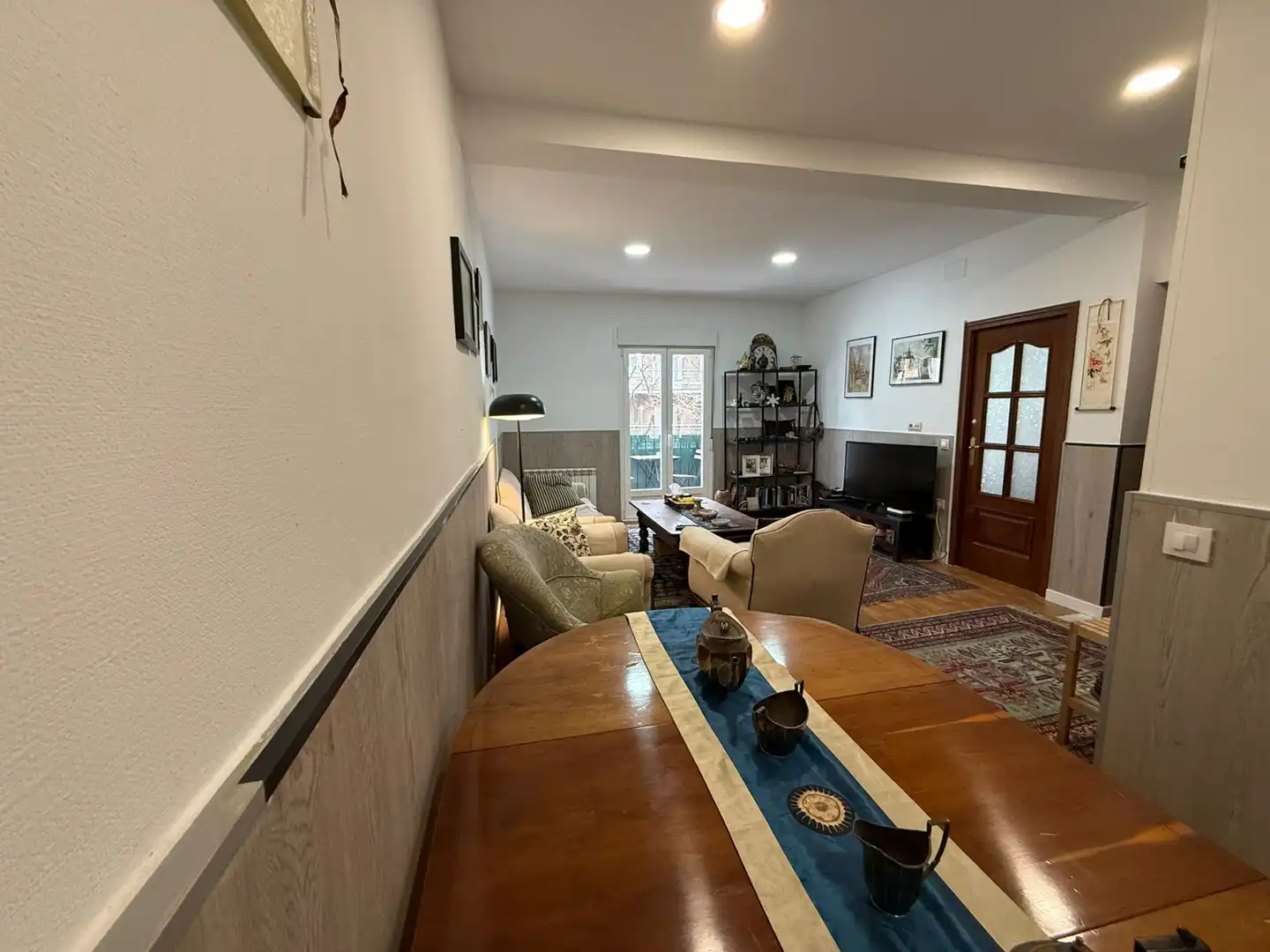 Wohnzimmer von Wohnung zum Verkauf in Madrid mit Heizung, Terrasse und Abstellraum