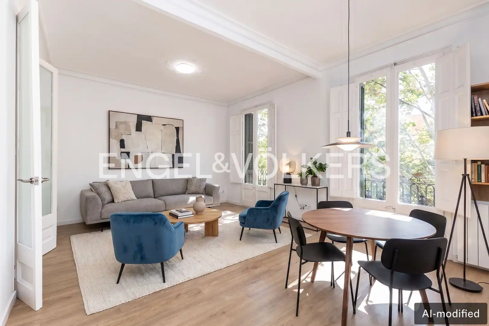 Sala d'estar de Pis en venda en Barcelona amb Calefacció, Parquet i Balcó