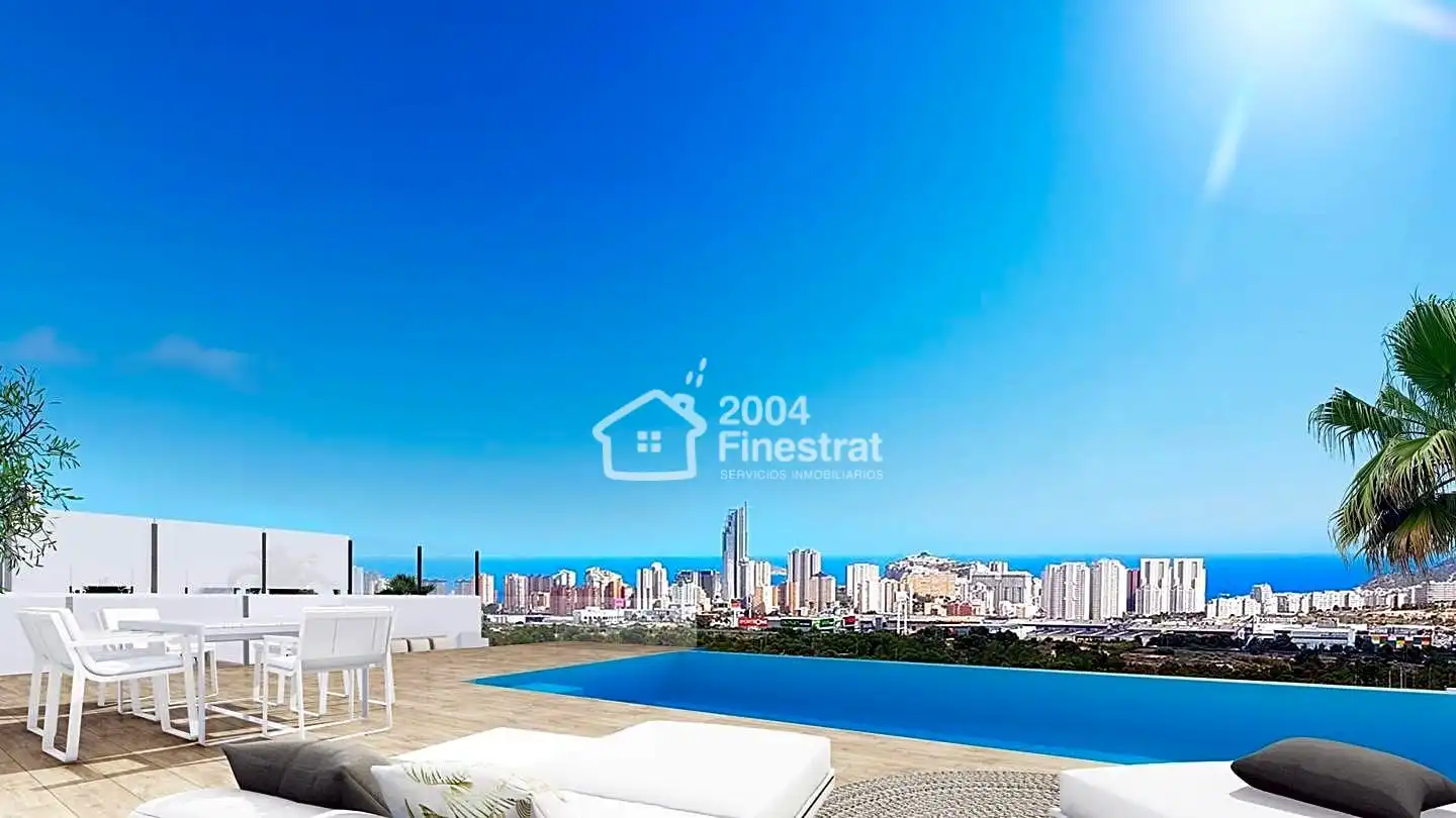 Terraza de Casa o chalet en venta en Balcón de Finestrat - Terra Marina